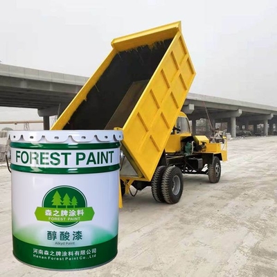 One Component Color Alkyd Anti Corrosion Paint In Truck Weather Resistant